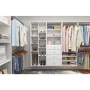 14 in. D x 12 in. W Classic White Wood Shelf (4-Pack) - Image 2