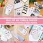 Mini Pocket Thermal Printer Wireless Bluetooth Inkless Photo 14 Roll Paper + Pen - Image 3