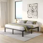 COMASACH 14 inch King Bed Frame, Easy Assembly, No Box Spring Needed, Heavy Duty Metal Platform King Size, Noise Free, Black - Image 2