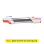 Areyourshop Chainsaw Chain Blade Sharpener, PP + whetstone White and Orange - Image 3