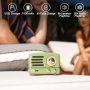 Muzen Portable Bluetooth Speaker, OTR Metal Vintage Small Wireless Speaker, FM Retro Radio with Antenna AUX, High Fidelity Stereo Audio with Suitcase, for Gift Home Outdoor - Image 2