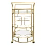 Better Homes & Gardens Fitzgerald Gold Metal Bar Cart - Image 5