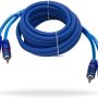 InstallGear 12ft RCA Y Adapter Splitter - RCA Y Splitter 2 Male 2 Male Connection with Shielding - Connector for Car Audio, Home Theater - Durable Cable Splitters with OFC Conductor - Blue - Image 6