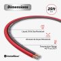 InstallGear 4 Gauge Battery Cable - 25ft Pure Copper OFC Cable, Flexible Power and Ground Wire for Car Audio, Speaker, RV Trailer, Amp, and Battery Wiring - Durable and Heat Resistant Jacket - Image 3