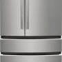 Frigidaire - Gallery 36 in. Wide 22.1 Cu. Ft. Counter-Depth 4-Door French Door Refrigerator with Internal Water Dispenser - Smudge Proof Stainless Steel - Image 1