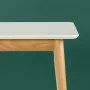 Desert Fields Jen 47" Indoor Wood Dining Table, Natural - Image 4