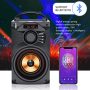 E I F E R Portable Bluetooth Party Speaker with Subwoofer, Heavy Bass, Wireless, FM Radio, Remote Control, LCD Display - for Outdoor/Indoor, Home, Phone, PC - Image 2