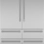 Thermador - Freedom Collection 48 in. Wide 26.8 Cu. Ft. French Door Bottom Freezer Built-in Smart Refrigerator - Stainless Steel - Image 1