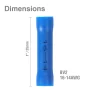 EverStart 50-Piece Splice Connectors Kit, Model 5115, Blue, UL, Automotive Electrical Parts - Image 2