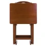 Alex19.06 in. Walnut 5-Piece Snack Table - Image 5