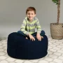 Chill Sack Bean Bag Chair, Memory Foam Lounger with Microsuede Cover, Kids, 2 ft, Cinnabar - Image 6