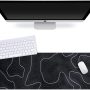 Viorichve Large Gaming Mouse Pad Extended Big XXL Mouse Pad Keyboard Laptop Computer Desk Mat with Non-Slip Base Stitched Edge for Home Office Gaming Work - Image 2