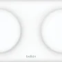 Belkin - 15W Dual Qi2 Wireless Magnetic Charging Pad, MagSafe Compatible for iPhone & AirPods - White - Image 2