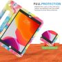 HDE iPad 9th Generation Case for Kids with Built-in Screen Protector Shockproof iPad Cover 10.2 inch with Handle Stand fits 2021 9th Gen, 2020 8th Gen, 2019 7th Gen Apple iPad 10.2 - Tie Dye - Image 6
