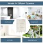 4 Panel Freestanding Folding Hinged Room Divider - Image 2