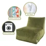 Majestic Home Goods Decorative Villa Fern Bean Bag Chair Lounger - Image 6