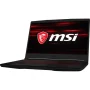 msi gf63 thin 8sc-030 15.6" gaming laptop, thin bezel, intel core i5-8300h, nvidia geforce gtx1650, 8gb, 256gb nvme nvme ssd - Image 1