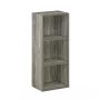 Furinno Luder Engineered Wood 3-Tier Open Shelf Bookcase in Brown - Image 6