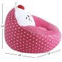 Hello Kitty Pink Kids' Compressed Foam Bean Bag Chair, 27" x 24" - Image 3