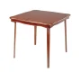 Stakmore Hardwood Classic Scalloped Edge Folding Card Table - Fruitwood finish - Image 5