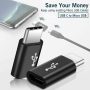 Micro USB Female to Type C Male Adapter Converter Micro-B to USB-C Connector LOT - Image 4