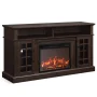 Kehaulani 65" Media Console TV Stands with Electric Fireplace - Ashland Pine - Image 2