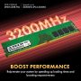 A-Tech 8GB DDR4 3200 MHz UDIMM PC4-25600 (PC4-3200AA) CL22 DIMM Non-ECC Desktop RAM Memory Module - Image 3