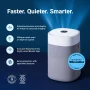 Blueair - Blue Pure 211i Max 3000 Sq. Ft HEPASilent Smart Extra-Large Room Air Purifier - White/Gray - Image 2
