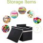 Toy Box Chest Collapsible Sturdy Storage Bins with Lids Extra Large Kids - Image 4