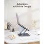Laptop Stand for Desk, KEXIN Aluminum Adjustable Computer Stand, Ergonomic Foldable Laptop Holder for MacBook Air Pro / Dell / HP / ASUS / Samsung - Image 6
