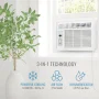 Keystone - 550 Sq. Ft. 12,000 BTU Window Air Conditioner - White - Image 2