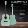 Best Choice Products 41in Full Size All-Wood Acoustic Guitar Starter Kit w/Gig Bag, E-Tuner, Pick, Strap - SoCal Green - Image 5