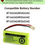 BT183342 BT283342 BT166342 BT266342 BT162342 BT262342 Battery Compatible with VTech CS6114 CS6419 CS6719 AT&T EL52300 CL80112 VTech CS6719-2 Cordless Handsets (Pack of 2) - Image 5