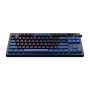 GAMDIAS - HERMES E7 TKL Wired Mechanical Gaming Keyboard with Hot-Swappable Red Switches - Black and Blue - Image 2