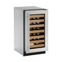 U-Line - Wine Captain 31-Bottle Built-In Wine Cooler - Stainless Steel - Image 2