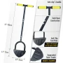 Colwelt Saw-Tooth Manual Edger,Half Moon Lawn Edger with T-Grip (38in) - Image 5