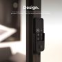 elago Universal Remote Holder Mount Compatible with Apple TV Remote and All Other Remote Controls - Adhesive Tape or Screw Mounting Options, Available Wired Charging [Small] [1st Gen] [Black] - Image 2