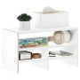 Furinno Hermite Desk Top Organizing Shelf Bookcase, White - Image 6