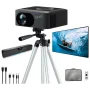 Supersonic Ultimate Soundbar Projector Combo with Built-In Bluetooth and RGB LED Lights - Image 1