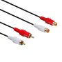 GHWL RCA Extension Cable, 2RCA Male to 2RCA Female Stereo Audio Cables for Home Theater, HDTV, Amplifiers, Hi-Fi Systems (50FT/15M) - Image 6