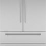 Thermador - Freedom Collection 42 in. Wide 23.1 Cu. Ft. French Door Bottom Freezer Built-in Smart Refrigerator - Stainless Steel - Image 1