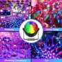 Disco Ball Light - Sound Activated DJ Party Light w/ Remote, Black - Stage, KTV Lighting - Image 3