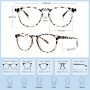 Blue Light Blocking Glasses for Women/Men - 4-Pack Computer Reading/Gaming/TV/Phone Glasses, Anti-Glare - Image 3