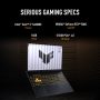 ASUS - TUF Gaming F16 16" 165Hz 2K Gaming Laptop - Intel Core i7-14650HX 2024 - 16GB Memory - GeForce RTX 5060 - 512GB Storage - Jaegar Gray - Image 4