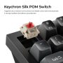 Keychron - Q6 Ultra 8k 100% Custom Brown Switch Mechanical Gaming Keyboard with Programmable ZMK Launcher Software - Black - Image 4