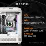 Thermaltake - Reactor 9880S Gaming Desktop AMD Ryzen 7 9800X3D 2024, 32GB DDR5, NVIDIA GeForce RTX 5080, 2TB NVMe M.2 - White - Image 2