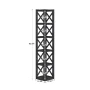 Weston Home Rebecca Wood 5-Shelf Corner Bookcase, Black - Image 6
