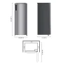 LG - 21-in Wide 5.79 Cu. Ft. Top Freezer Refrigerator with Semi Auto Defrost - PrintProof Stainless Steel Look - Image 3