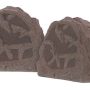Sonance - RK63 - Rocks 6-1/2" 2-Way Outdoor Speakers (Pair) - Brown - Image 1