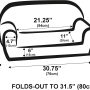 DELSIT Toddler Couch & Kids Sofa - European Made Children's 2 in 1 Flip Open Foam Double Sofa - Kids Folding Sofa, Toddler Sofa Bed - Comfy fold Out Lounge (Sweet Dreams Bunny) - Image 3